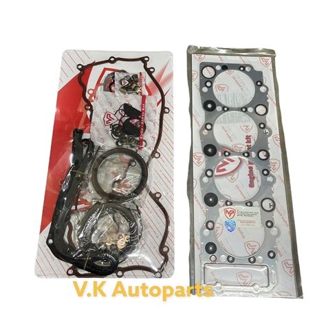 Hicom Perkasa 4 3 4HF1 Isuzu NPR66 NPR72 Overhaul Full Set Gasket White