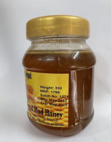 Wild Himalayan Mad Honey Nepal 300g 106oz Red Honey Hunting Honey