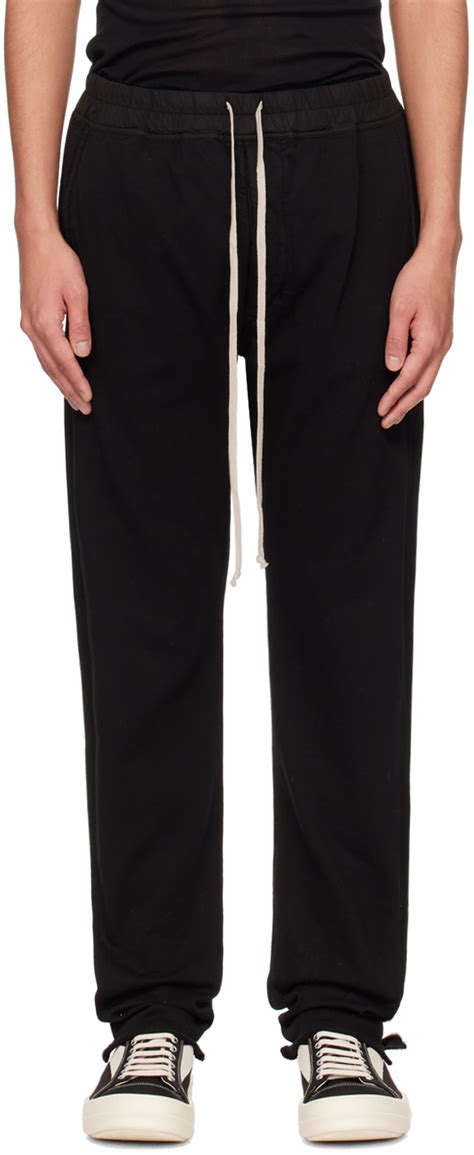 Black Berlin Sweatpants By Rick Owens DRKSHDW On Sale