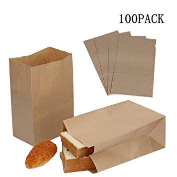 Jual Paper Bag Size M Medium Kantong Kertas Roti Fried Chicken