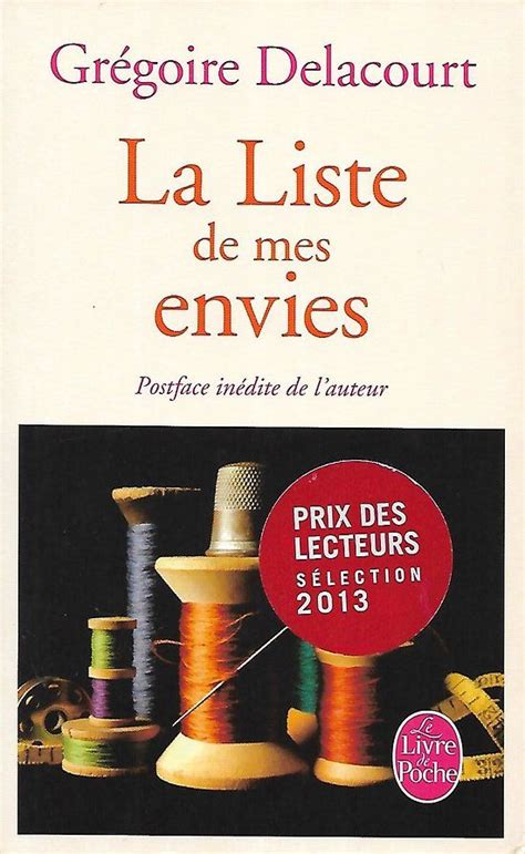 la liste de mes envies grégoire delacourt bon état 2013 livre