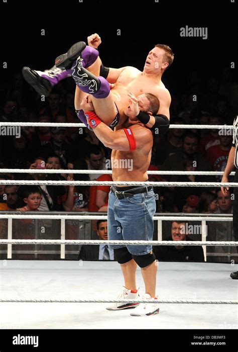 John Cena And The Miz Wwe Raw Wrestling Superstars At The O2 Arena Dublin Ireland 150411