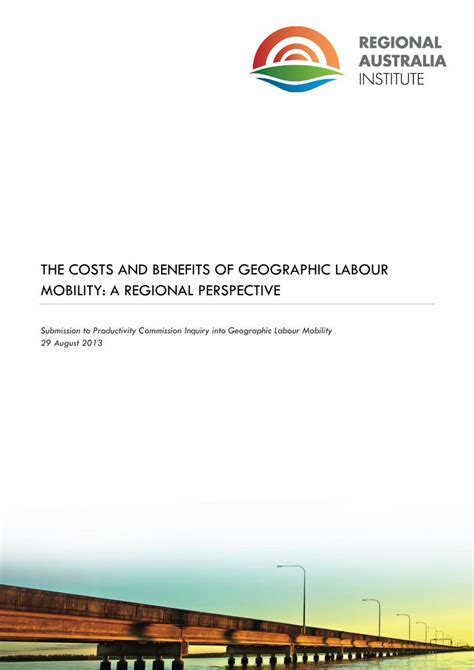 PDF THE COSTS AND BENEFITS OF GEOGRAPHIC THE COSTS AND BENEFITS