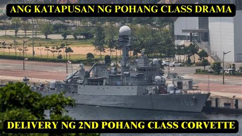 UPDATE SA READY TO DELIVER NA SECOND POHANG CLASS CORVETTE DONASYON NG