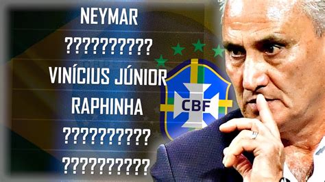 Nós já sabemos quais serão os 26 convocados de Tite para a Copa de 2022