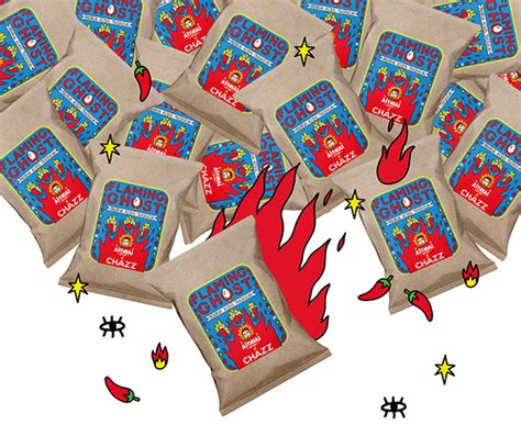 Illustrations And Design HOT Chips Packaging Design On Behance