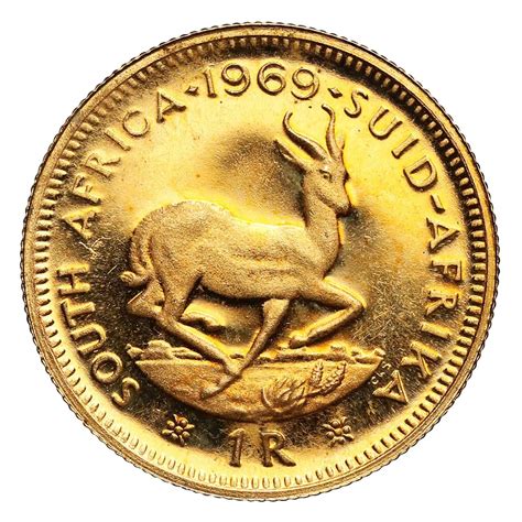 1965 To 1983 South Africa Gold 1 Rand The Royal Mint