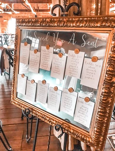 Seating Chart Cards Table Assignment Chart Wedding Calligraphy