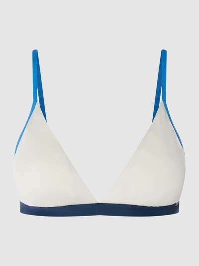 Skiny Bikini Oberteil In Triangel Form Wattiert Offwhite Online Kaufen