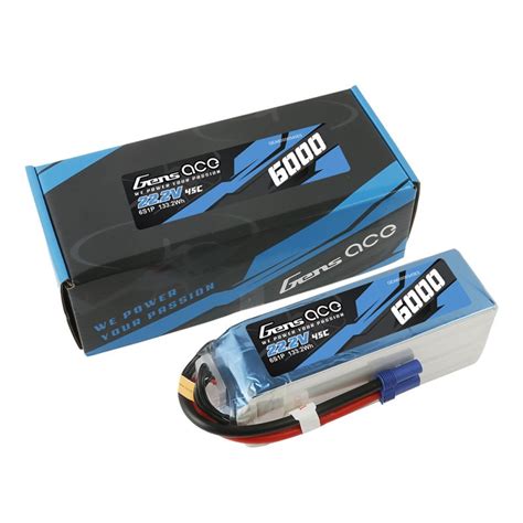 Gens Ace Acepow Electronics Co Ltd Gens ACE LiPo 6S 6000mAh 22 2V