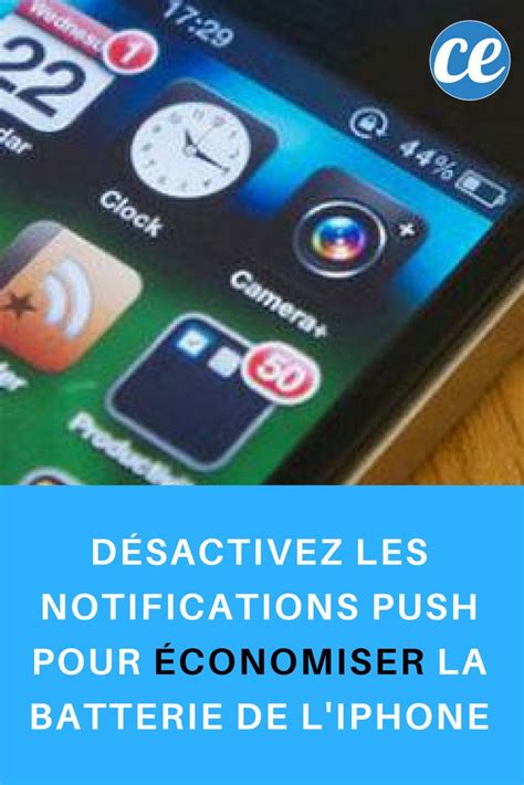 Désactivez les Notifications Push pour Économiser la Batterie de l