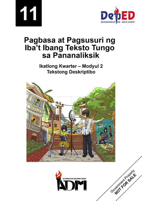 Lesson Plan Pagbasa At Pagsusuri