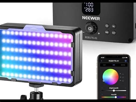 The Neewer RGB Video Light 176 A1 YouTube