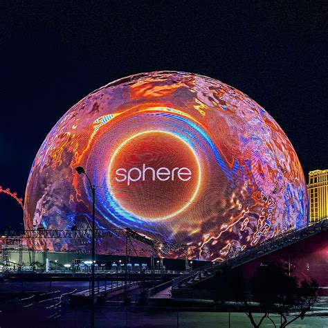 Las Vegas Sphere World S Largest Spherical Building Trending F