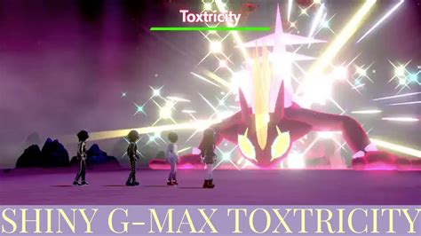 Shiny G Max Toxtricity Encounter And Capture Pokemon Sword And Shield Shiny Gigantamax Pokemon