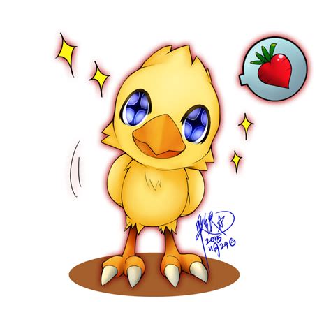 Chocobo Chibi By Skullbutterfly On Deviantart