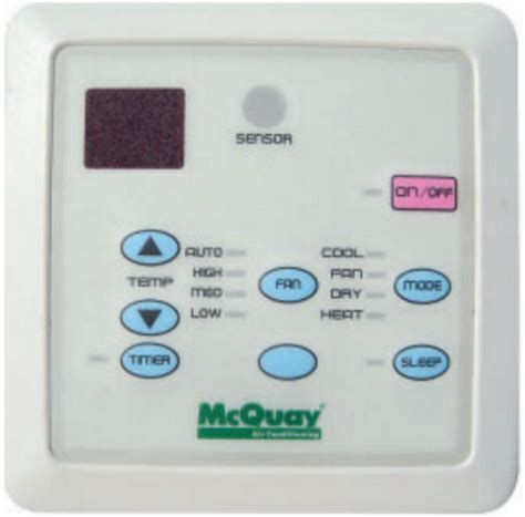 Проводной пульт McQuay SLM15 (ESC-RC-664) ⋆ Купить Пульт Для Кондиционера