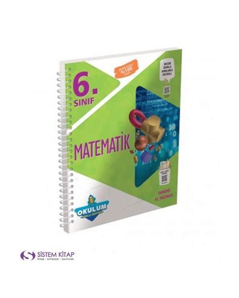 MURAT YAYINLARI 6 SINIF MATEMATİK OKULUM AKILLI DEFTER Sistem Kitap