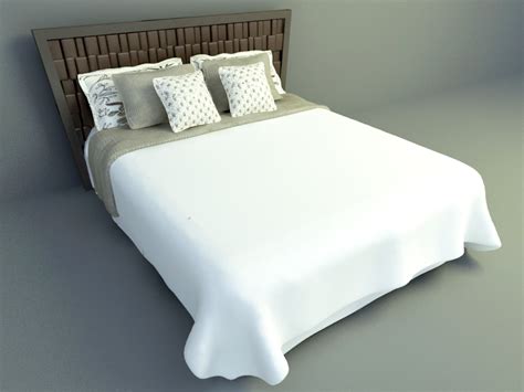 Modern bed design | Free 3D models