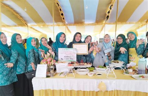 Lomba Cipta Menu Baru TP PKK Kabupaten Seluma Raih Juara 1 Tingkat