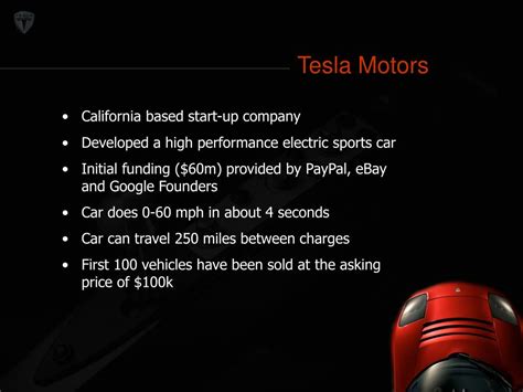 PPT Competitive Analysis Of Tesla Motors PowerPoint Presentation