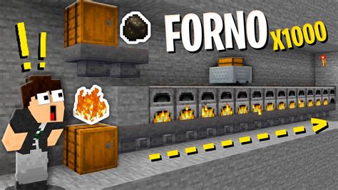 Fornalha Industrial Queima Pack Em Segundos Minecraft Hardcore