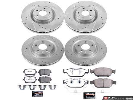 Power Stop K6130 26 Z26 Street Brake Kit Front And Rear