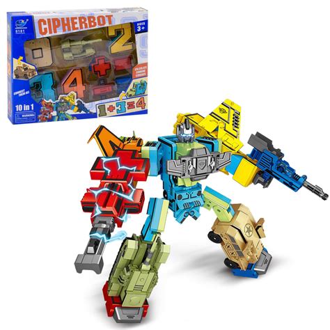 Развивающий робот трансформер цифры Cipherbot 2 Цифры трансформеры ...