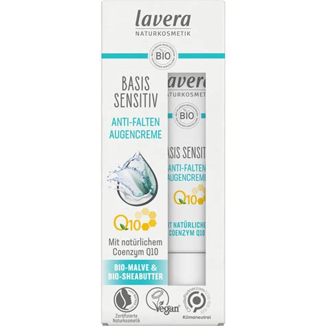 Lavera Basis Sensitiv Anti Falten Augencreme Bio Naturel De