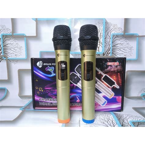 Jual TS DOUBLE MIC Profesional Wireless Microphone WIRELLES 2 MIK