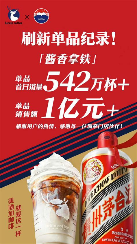 国外「酱香拿铁」联名饮料爆红 ！一天销量542万杯！网民：喝完有种「又醉又醒」的感觉！