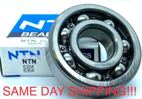 NTN 6304 Deep Groove Ball Bearing OPEN NO SEALS 20x52x15mm