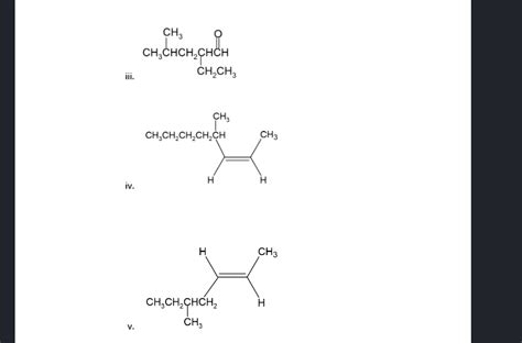 Solved Provide The Correct Iupac Names For The Following Compounds