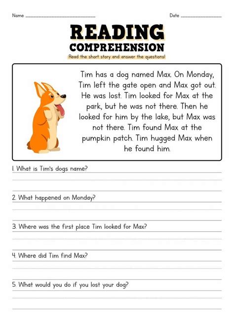 Pin By 𝓀𝓎𝓁𝑒𝑒 On Worksheets Reading Comprehension Worksheets First