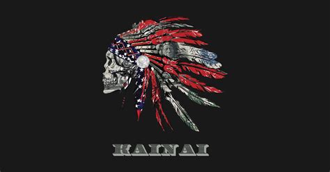 Kainai Native American Indian Flag Money Headress - Kainai - Magnet ...