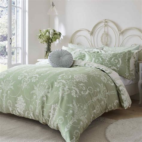 Laura Ashley Josette Duvet Cover Set Green Williamsons Factory Shop