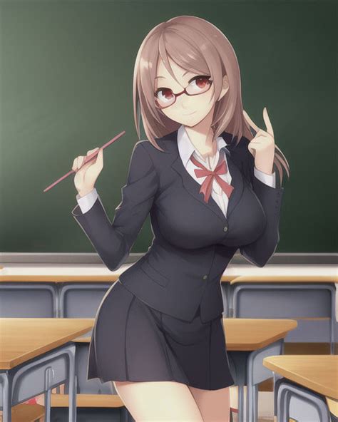 Anime Teacher 4 By Haros98 On Deviantart