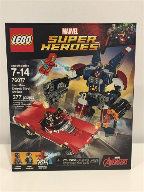 Lego 76077 Marvel Super Heroes Iron Man: Detroit Steel Strikes Avengers ...