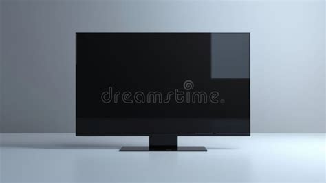 Flat Screen K Tv With Lcd Or Oled A Realistic Illustration Of A