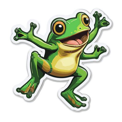 Jumping Frog Sticker PNG, Vector, PSD, and Clipart With Transparent Background for Free Download ...