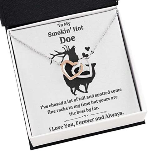 Wife Necklace To My Smokin Hot Doe Tail Necklace Gift For Fiance Girlfriend Future Wife