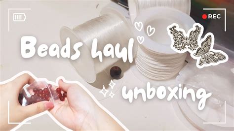 Epic Beads Haul Unboxing ASMR Beads Charms Organizing