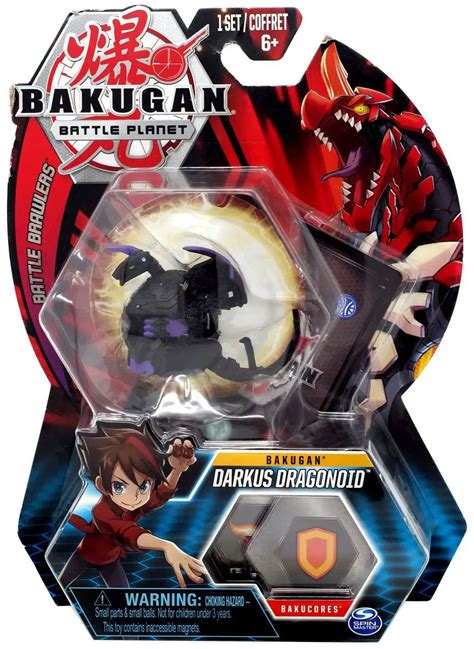 Bakugan Battle Planet Battle Brawlers Bakugan Single Figure Darkus ...