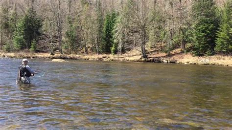 Fly Fishing The West Branch Of The Ausable River YouTube