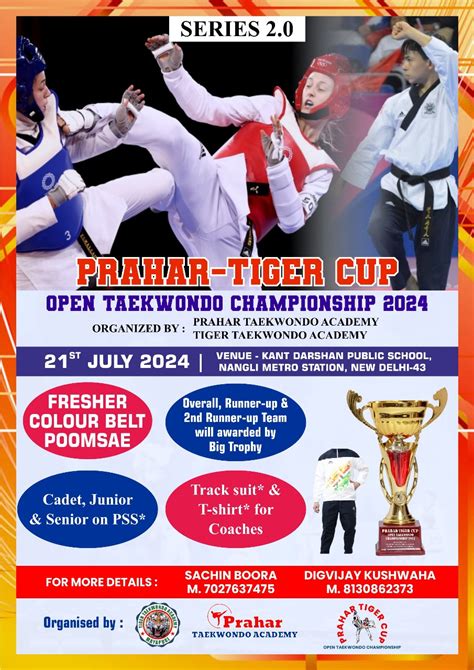 Poomsae PRAHAR TIGER CUP OPEN TAEKWONDO CHAMPIONSHIP 2024 Taekwondo