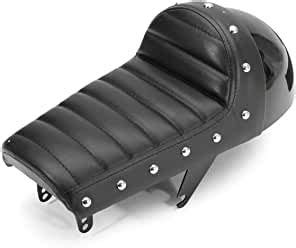 Cafe Racer Seat Black Motorcycle Seat With Rivets