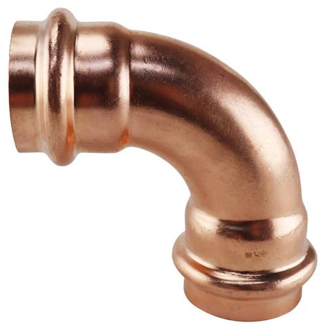 Apollo 1 In X 1 In Copper 90 Degree Press X Press Elbow Fitting Xpre1 The Home Depot