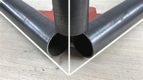 Very Few People Know The Secret Of The Welder Cuts Round Pipe 90 Degrees In Three Directions