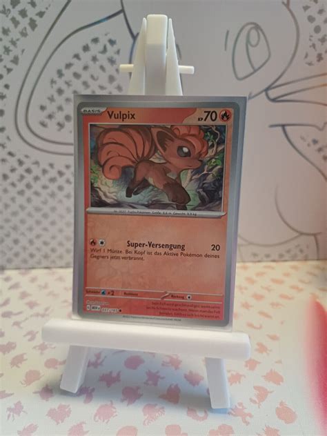 Pok Mon Karte Vulpix Reverse Holo Karmesin Purpur