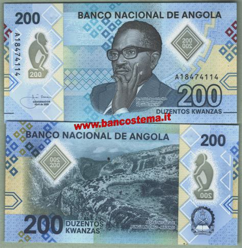 Angola Set Kwanzas Polymer Unc